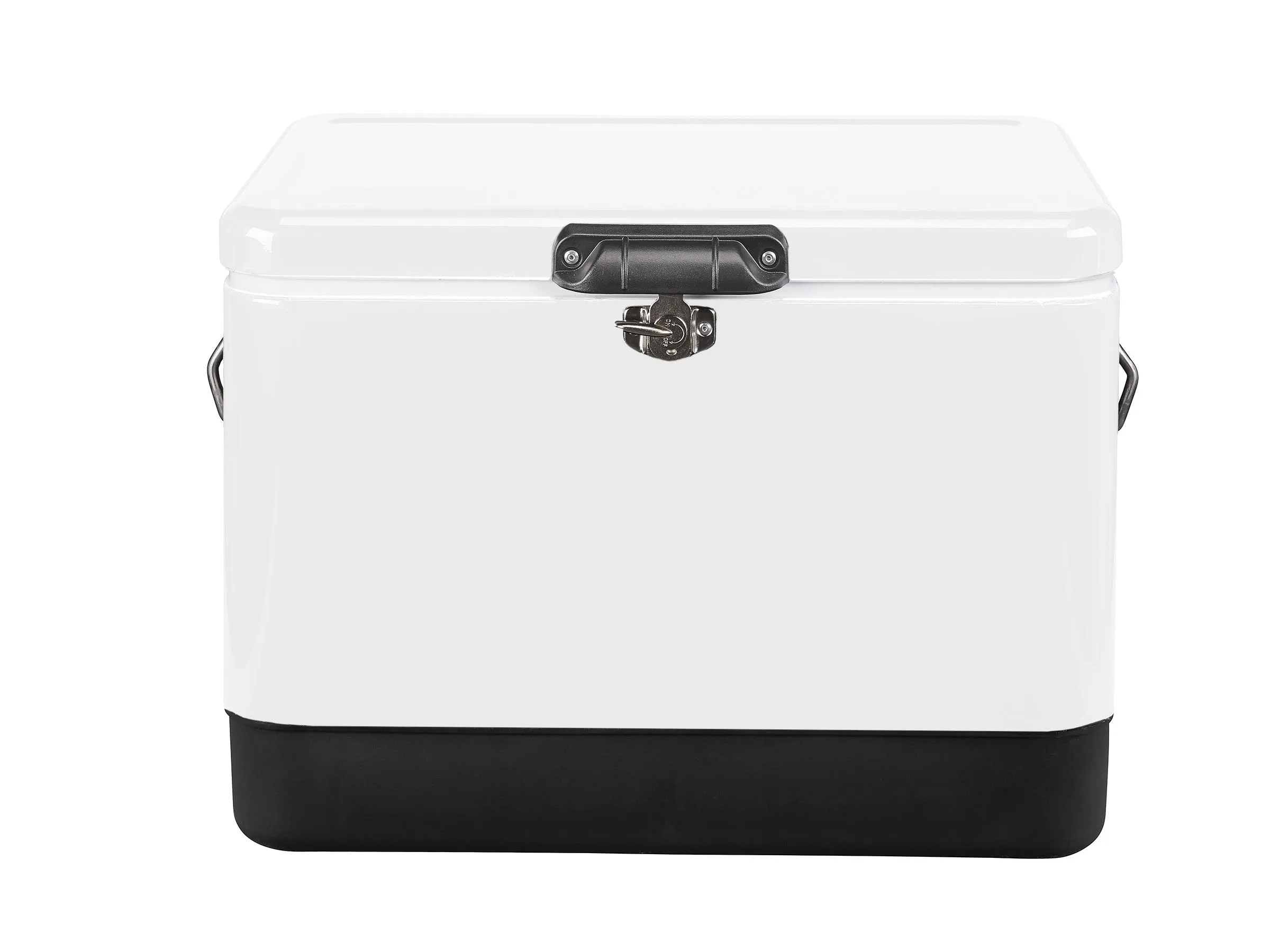 Retro Cooler Camper 54L Vintage Cooler - White