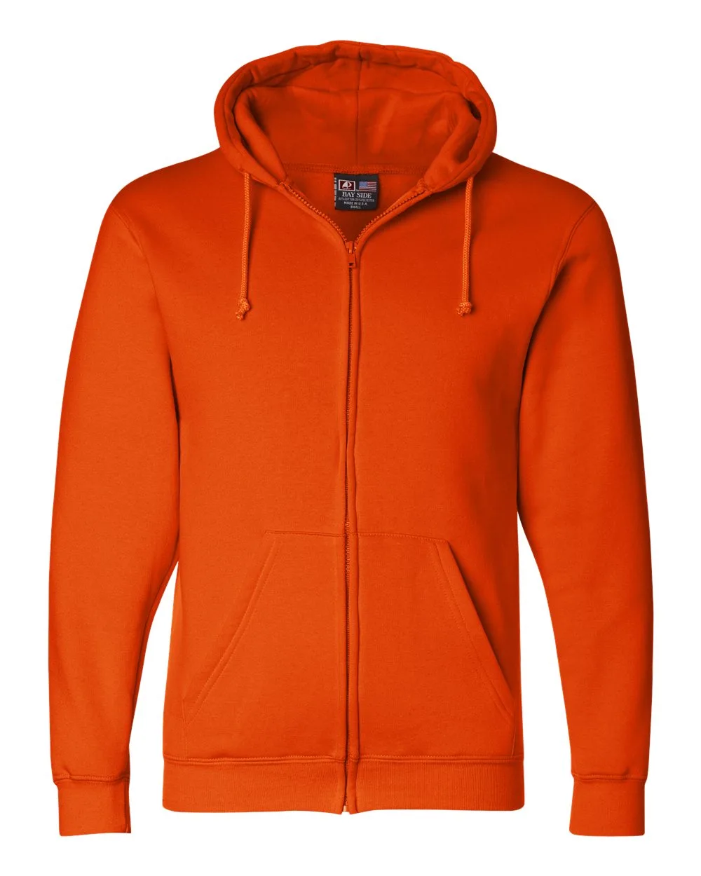 Bayside® USA-Made Full Zip Hooded Sweatshirt view 3