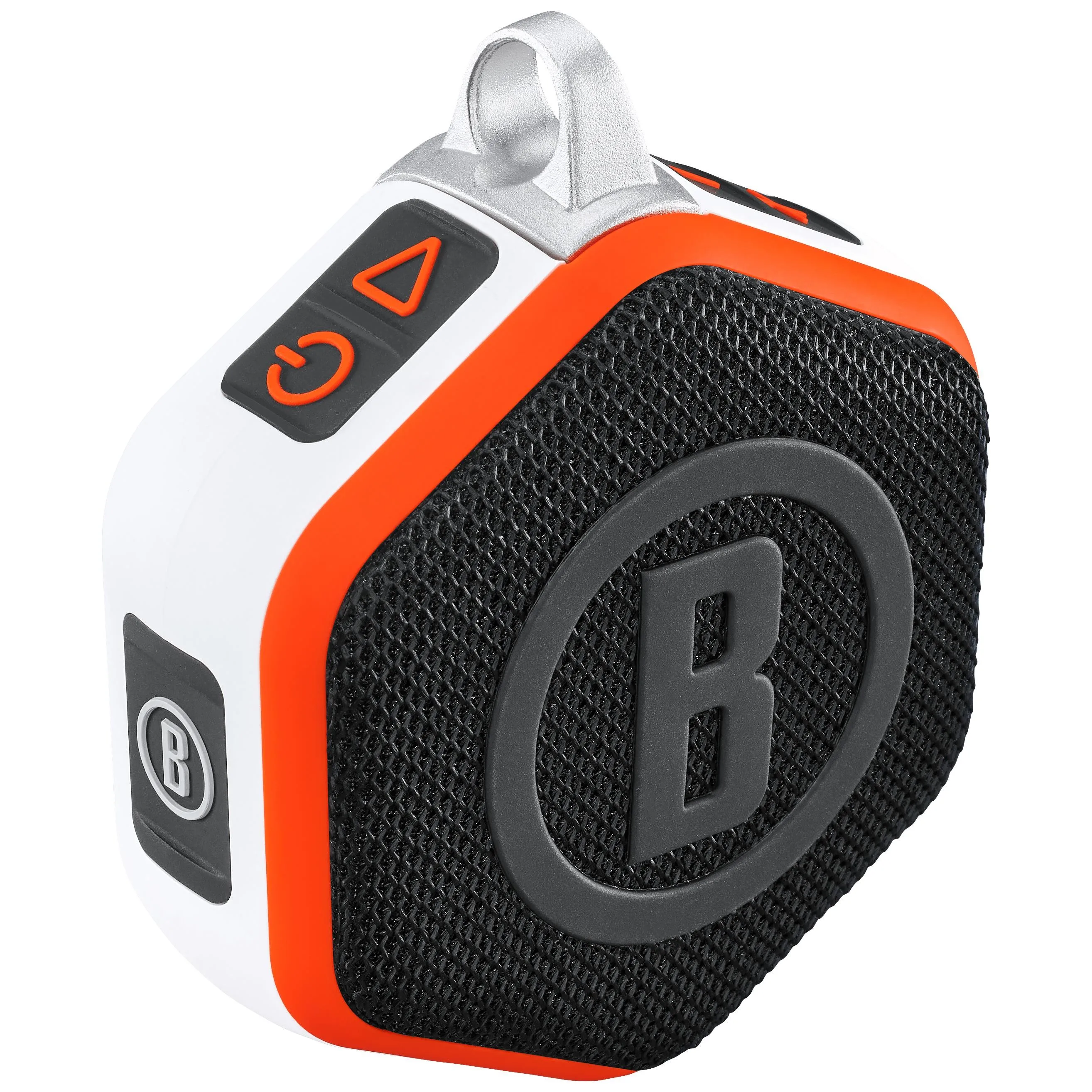 Bushnell Wingman Mini Golf Gps Bluetooth Speaker In White/Orange