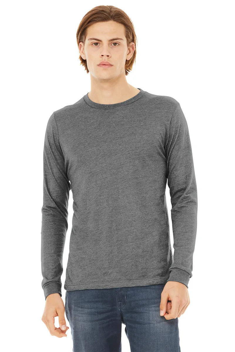 BELLA+CANVAS® Unisex Triblend Long Sleeve Tee view 2