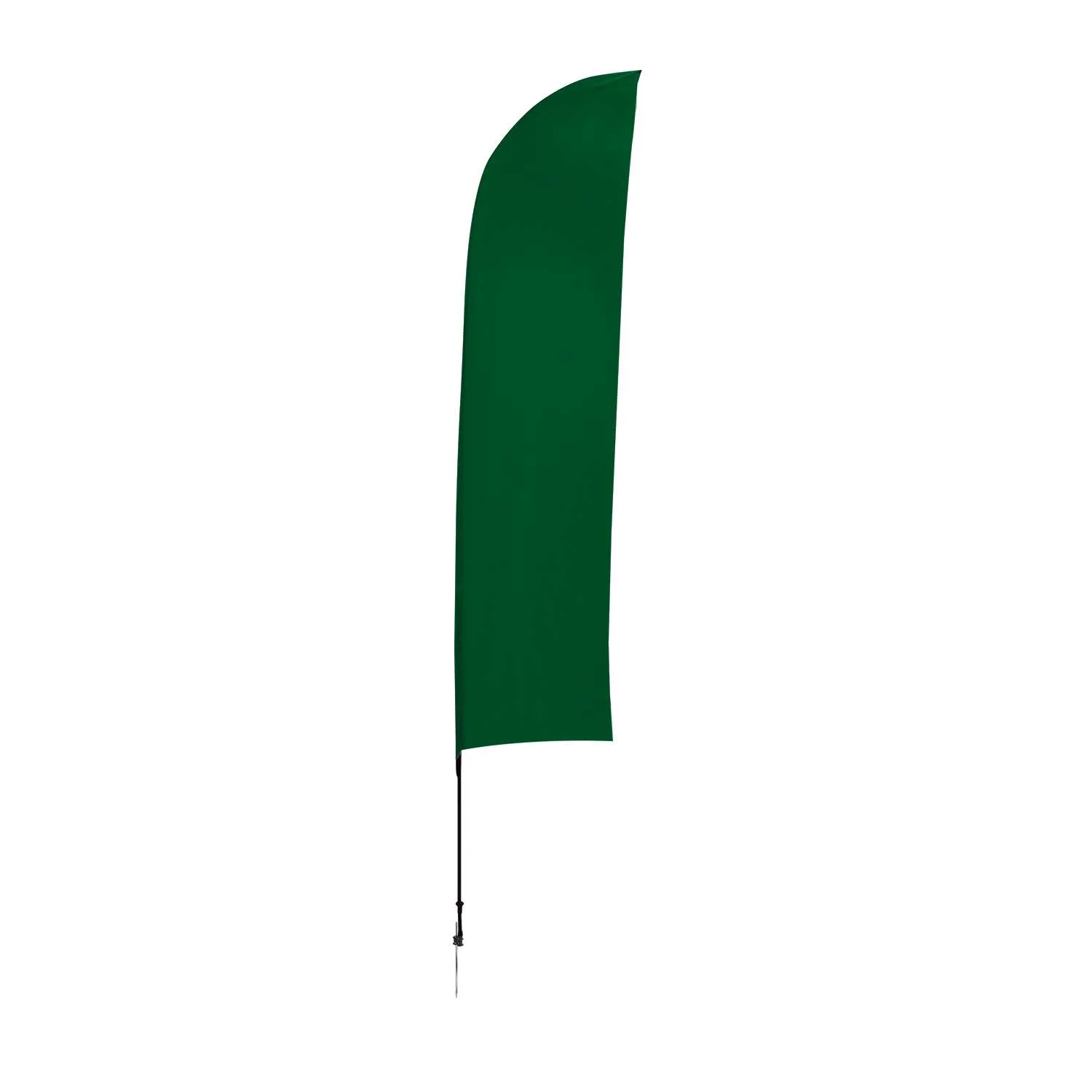 10.5' Solid-Color Blade Sail Sign Flag, 1-Sided, Scissor view 3