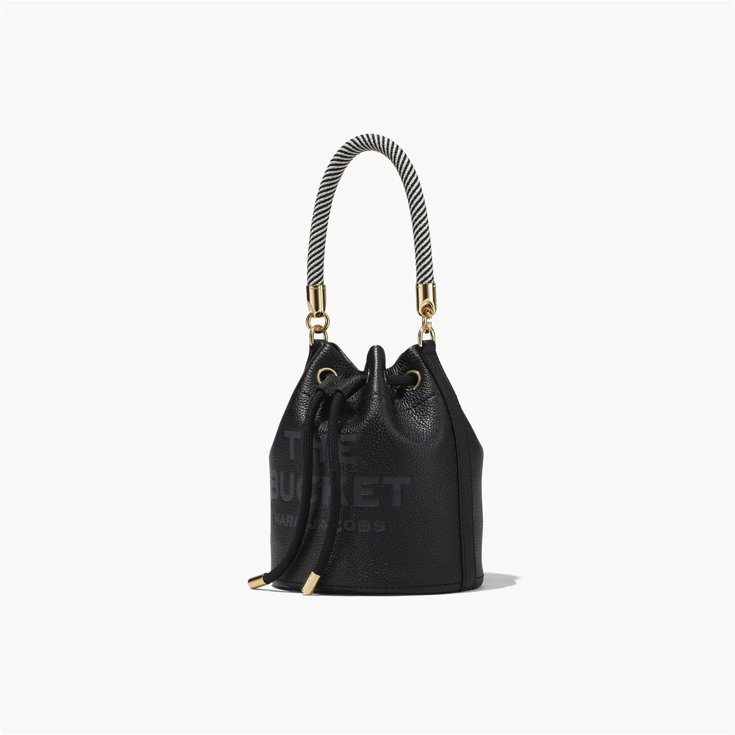 Marc Jacobs The Leather Black Bucket Bag