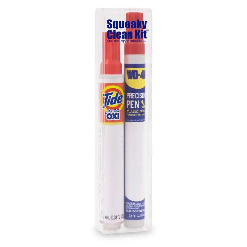 Squeaky Clean Kit - WD-40® Precision Pen and Tide® to Go + Oxi Travel Kit view 2