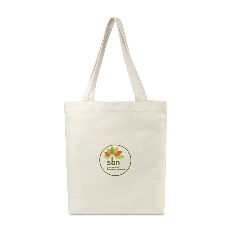 AWARE™ Recycled Cotton Gusset Bottom Tote - Natural