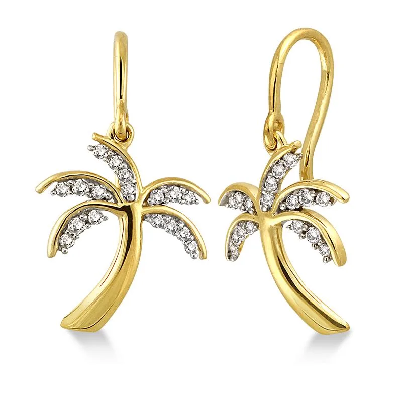 Jilco Inc Palm Tree Earrings
