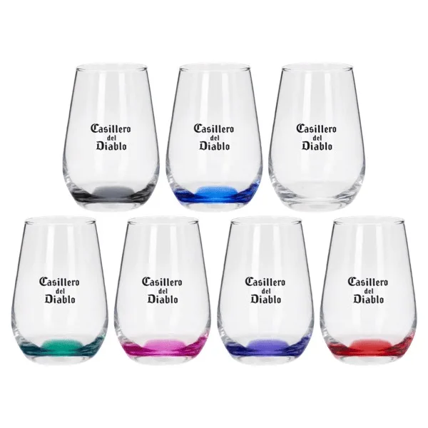 Tipsy 16 oz Vaso Silicia Stemless Wine Glass view 2