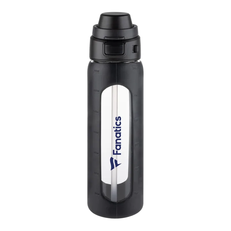 Arno Borosilicate Glass Bottle w/Straw - 24oz