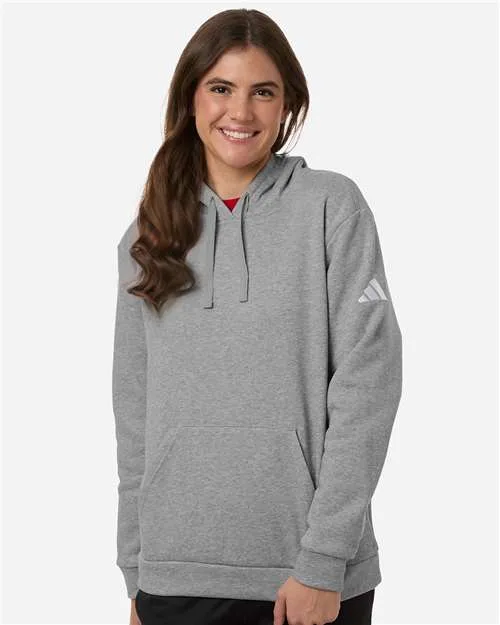 Adidas® Women's Fleece Hooded Sweatshirt view 2