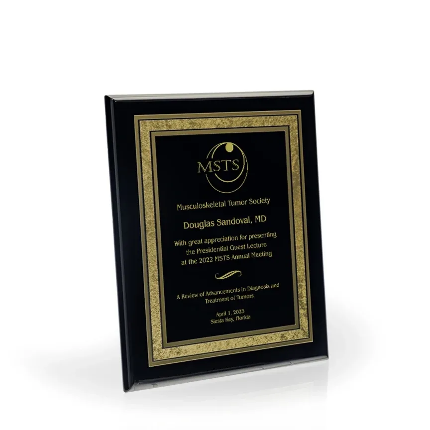 Charles Black Piano Plaque,