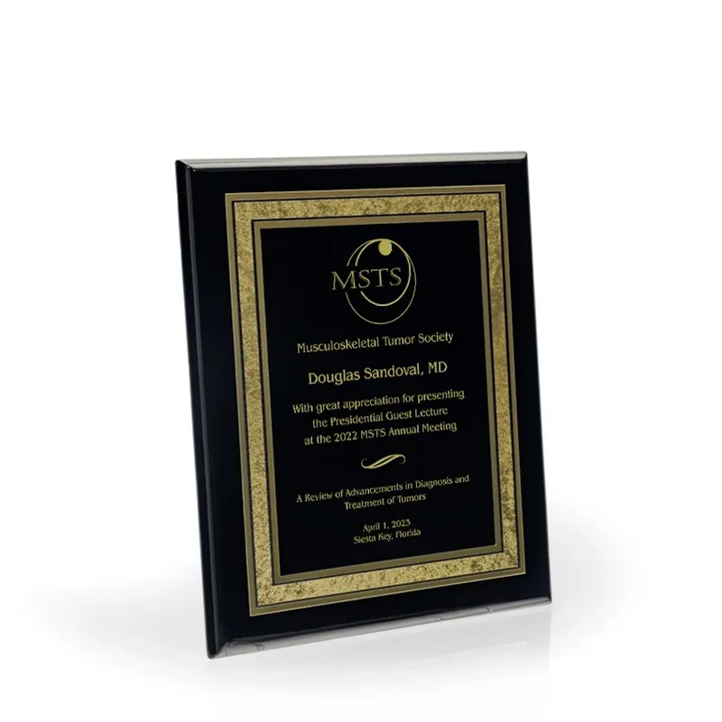 Charles Black Piano Plaque,