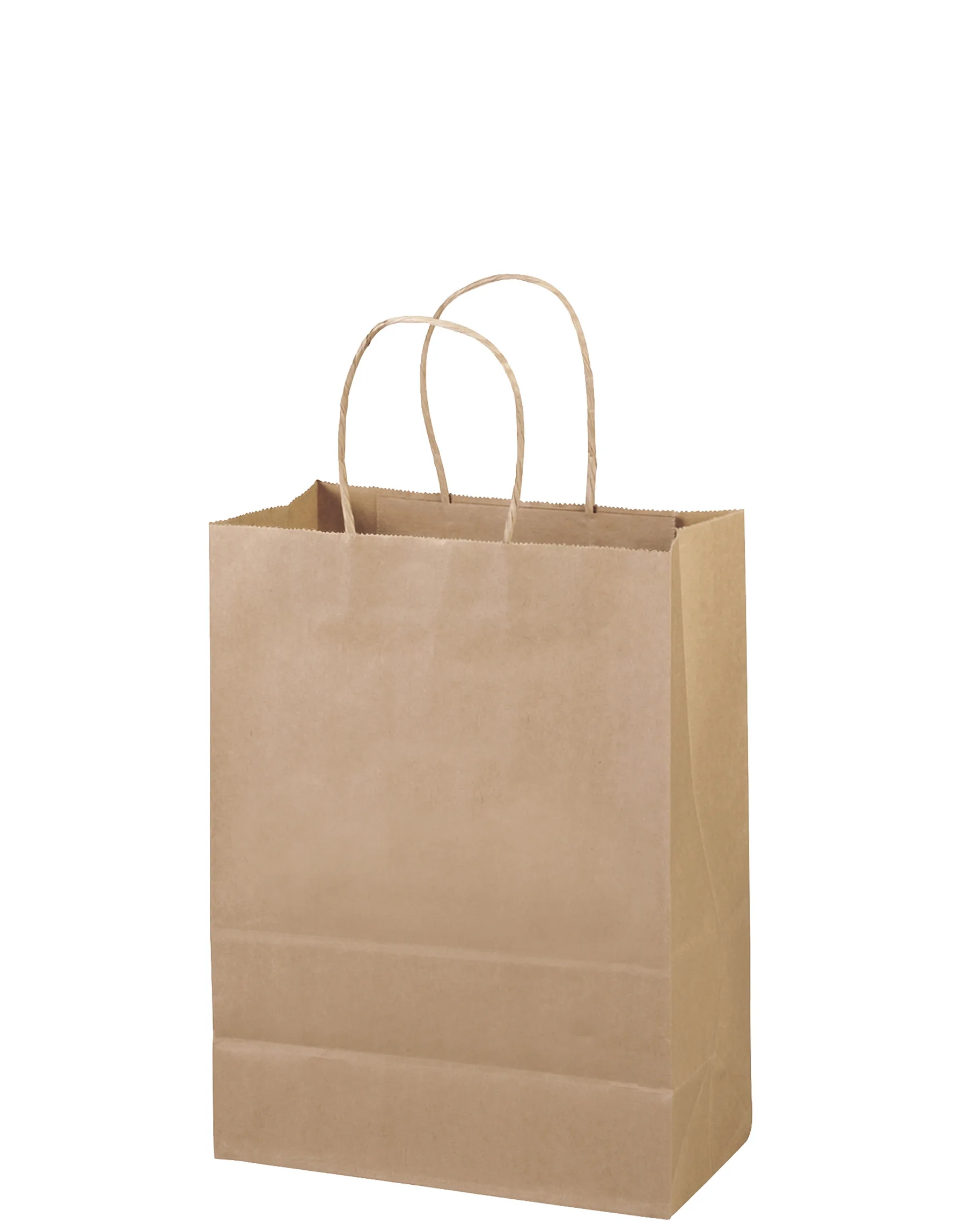 Eco Jenny - Kraft-Brown Shopper - ColorVista (10" x 5" x 13") view 2
