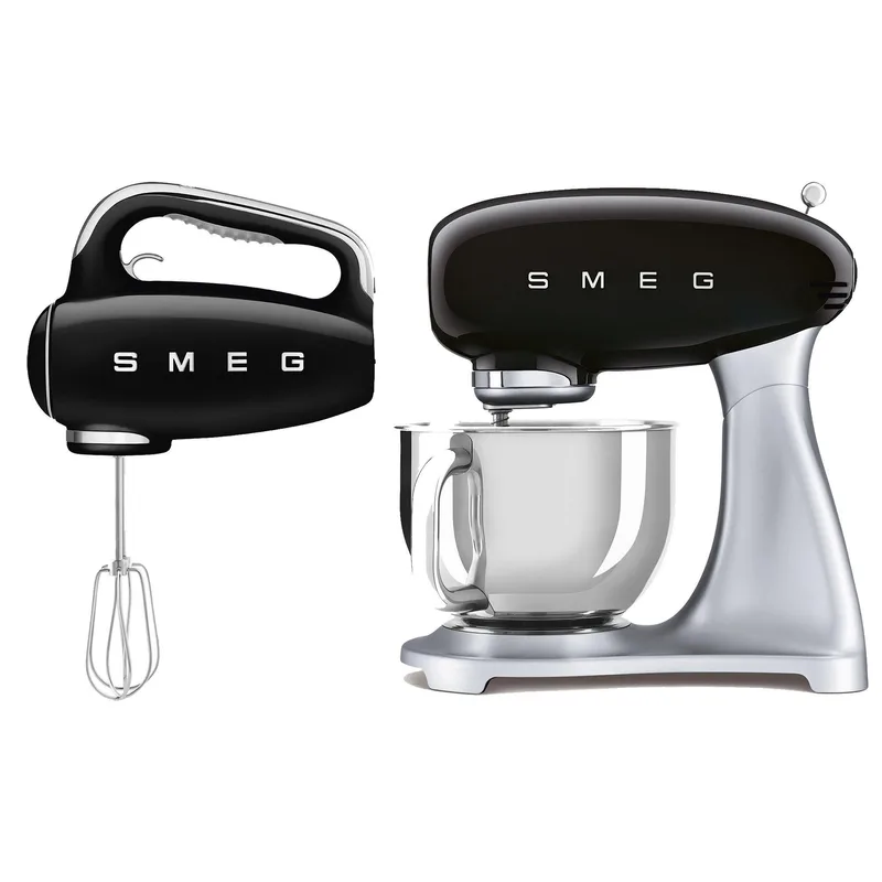 Smeg 50's Retro-Style Hand & Stand Mixer Duo - Black