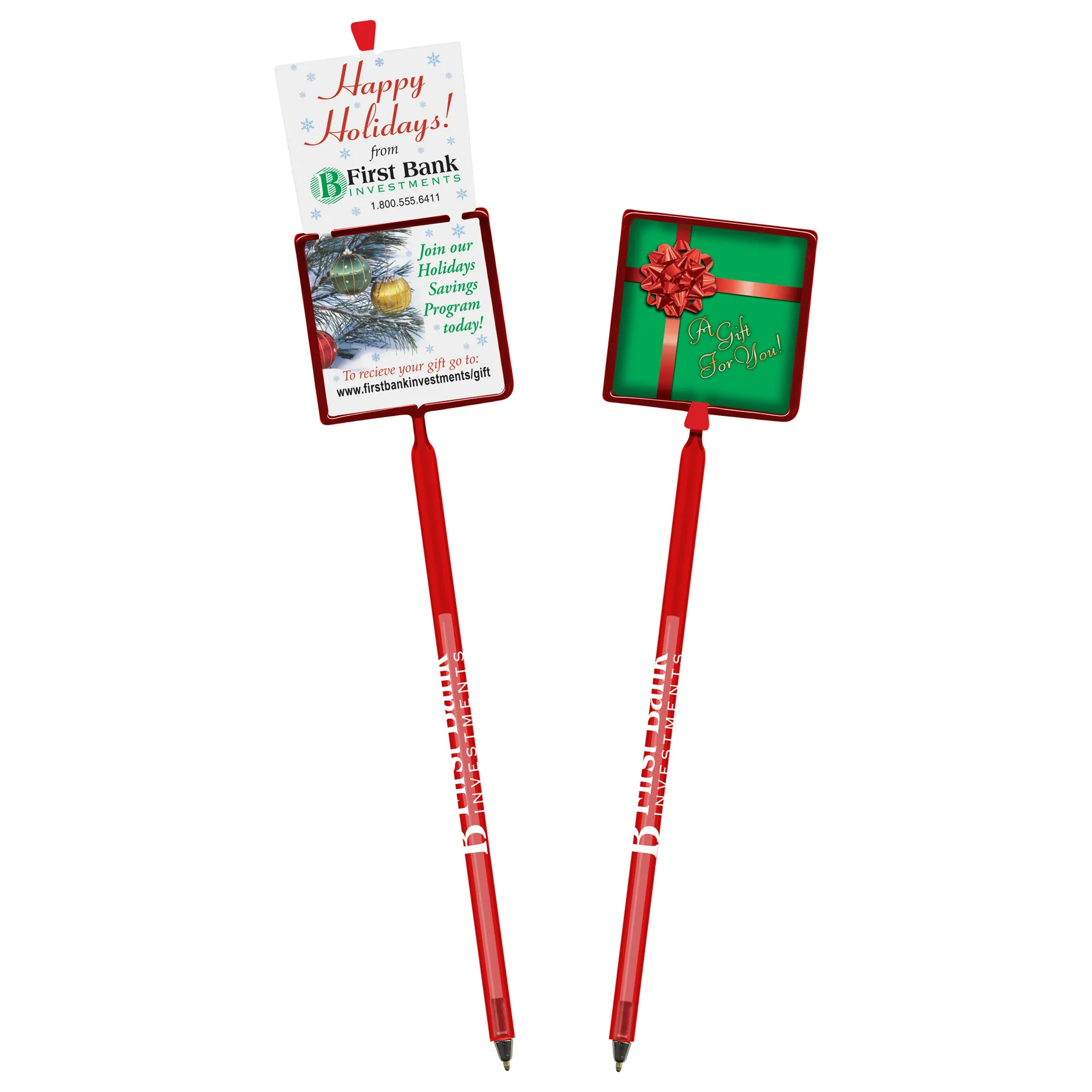 Inkbend Standard Billboard Square Flip Pen W/ Gift Stock Insert