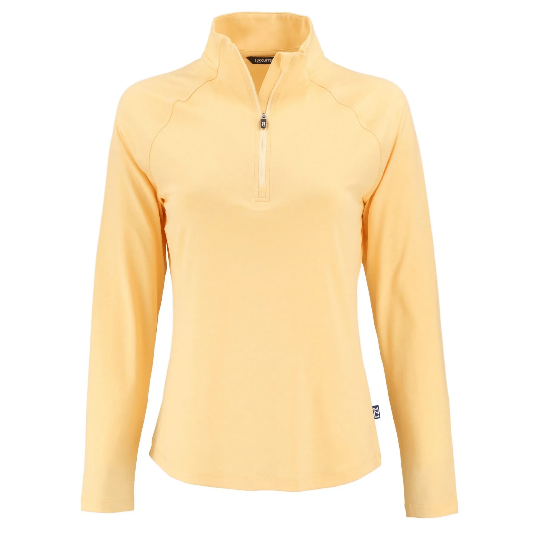 Cutter & Buck Coastline Recycled Double Peached Womens Quarter Zip Pullover view 6