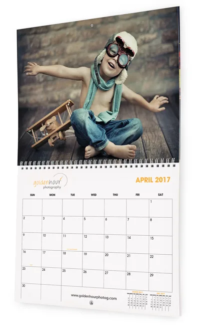 Wall Calendar w/Custom Photos