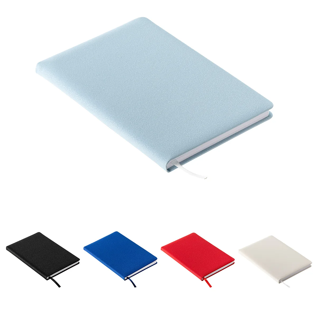Draftsman Padded Hardcover Journal with Grid-Lined Paper view 2