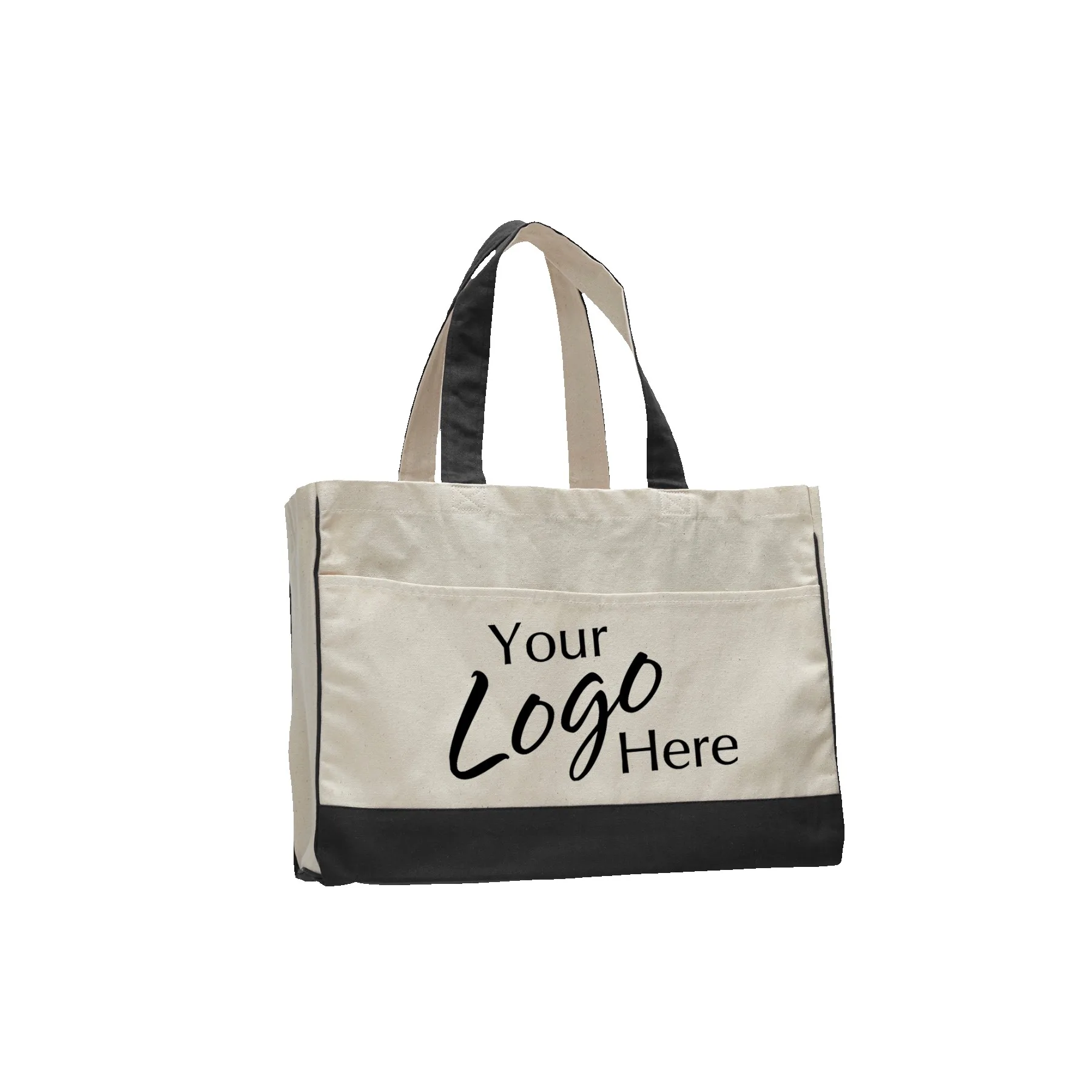 Canvas Standard Tote Bag w/5" Gusset (17"x13"x5")