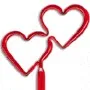 Heart Double Inkbend Standard, Bent Pen view 3