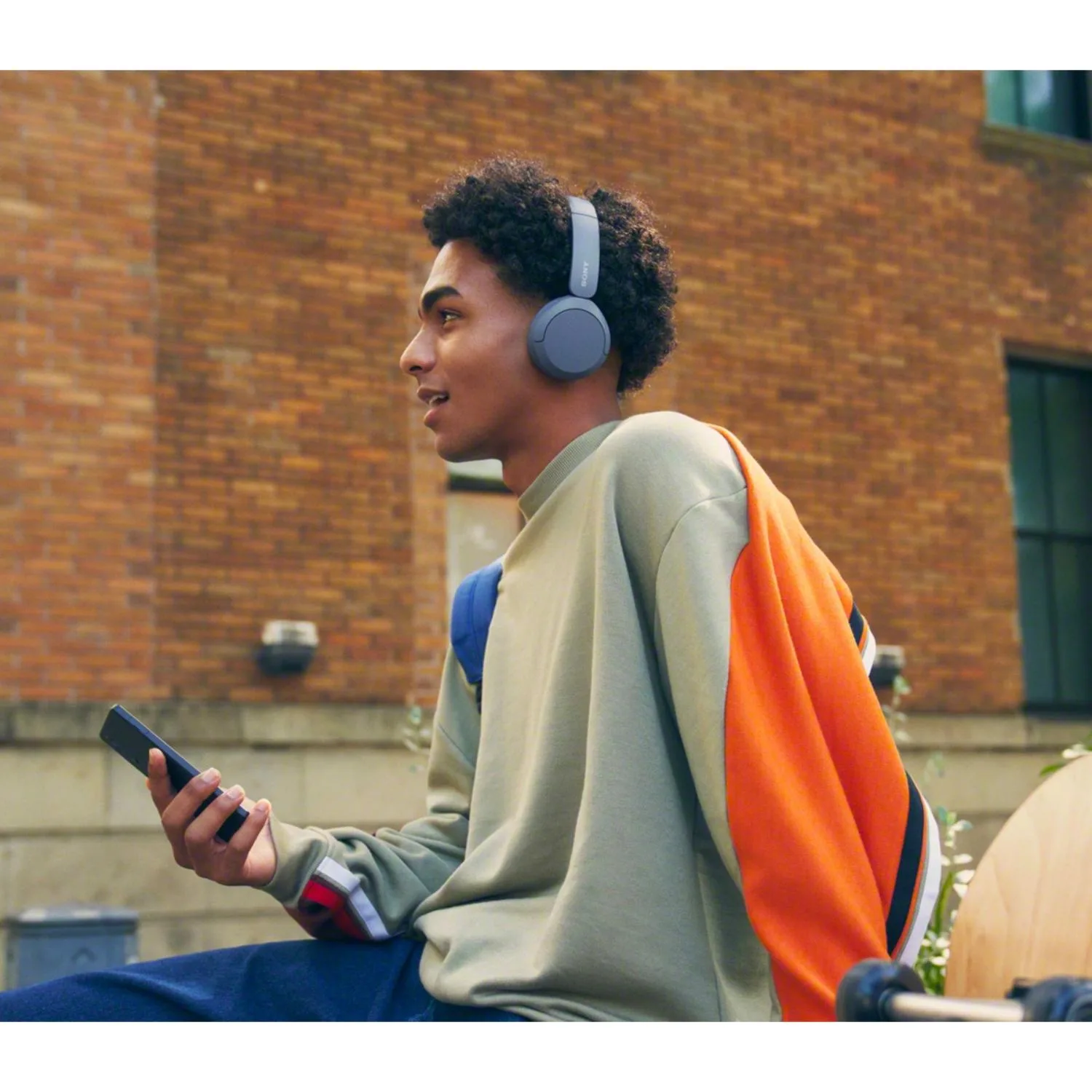 Sony® Wireless Headphones with 50-Hour Battery & Microphone view 3