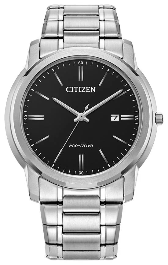 Citizen Watch Men's Corporate Exclusive Stainless Steel Watch w/Black Dial