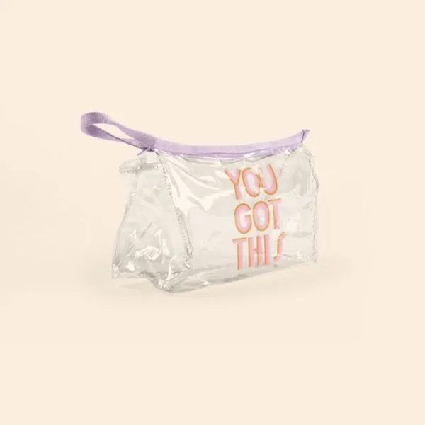 Clear Vinyl Jetsetter Large Pouch view 6
