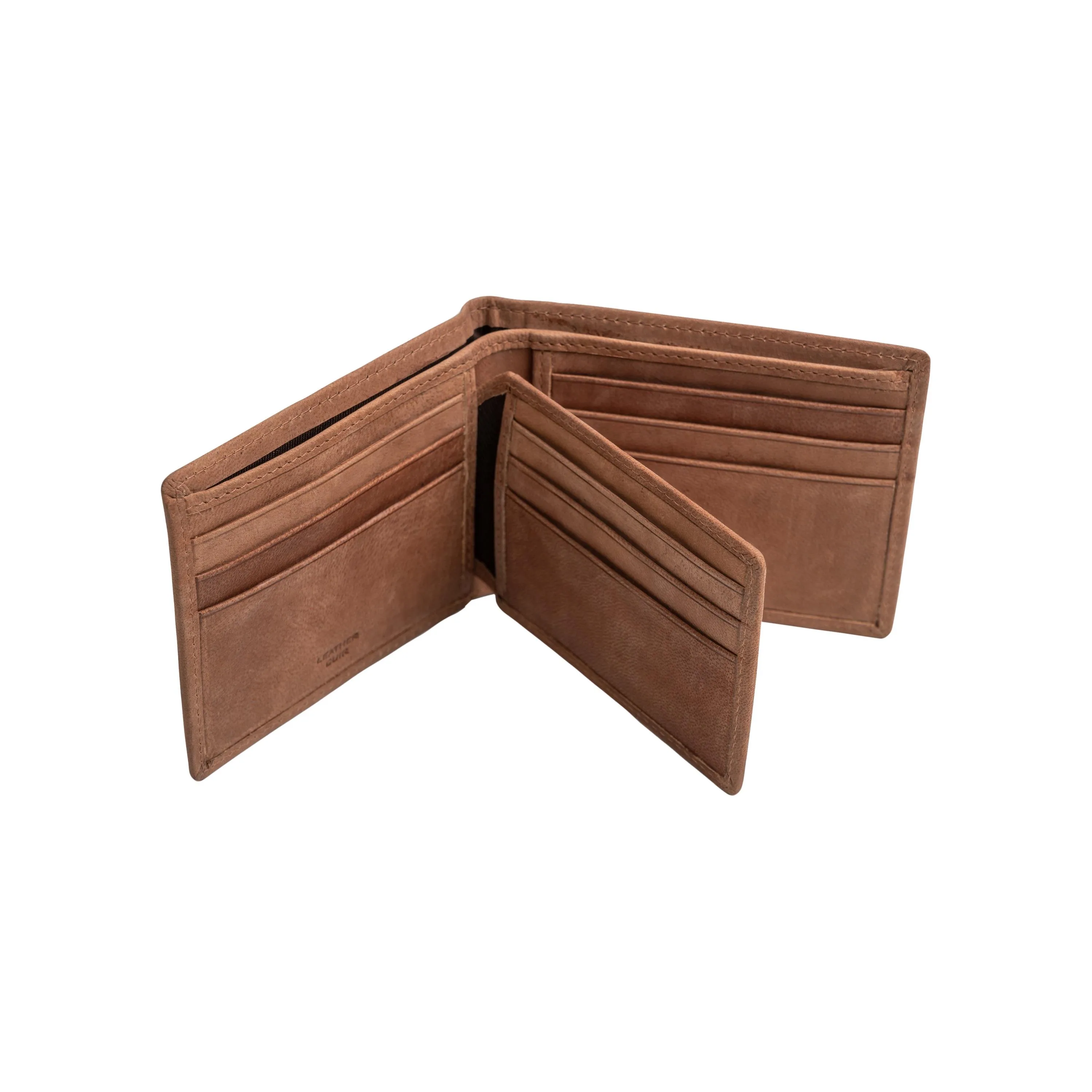 Champs Luggage Hunter Center Tan Wing Wallet Size 4.5"X3.5"X