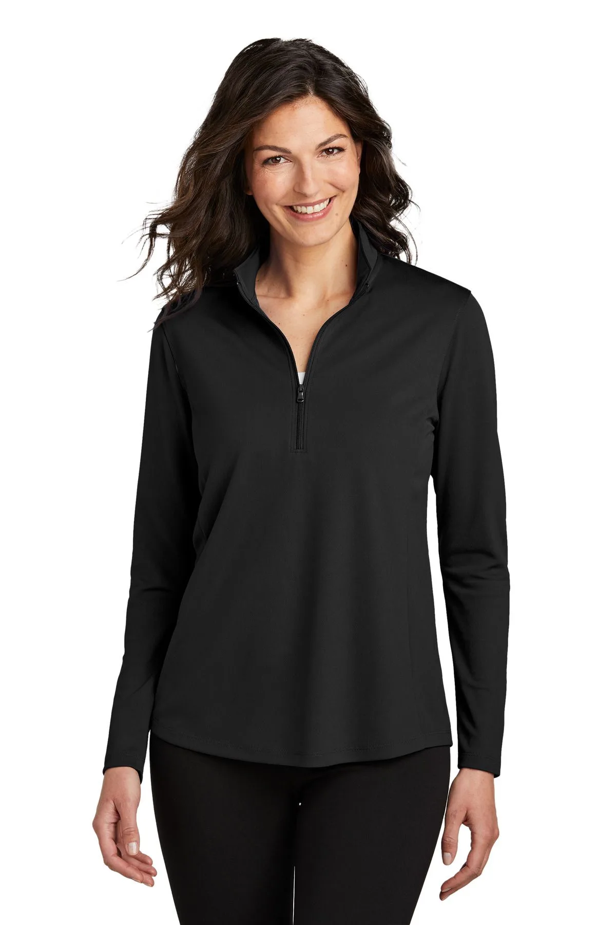 Port Authority® Women's Dry Zone® UV Micro-Mesh 1/4-Zip view 5
