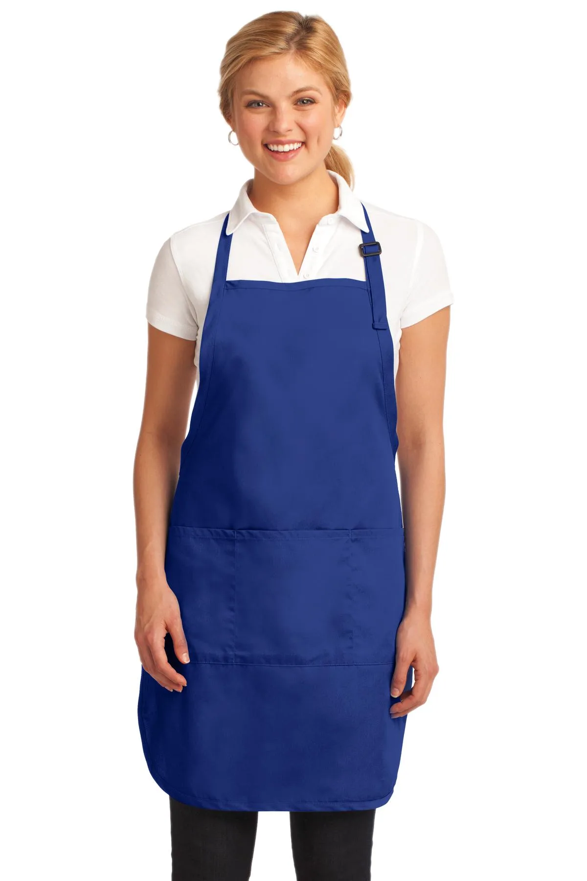 Port Authority® Easy Care Full-Length Apron with Stain Release.