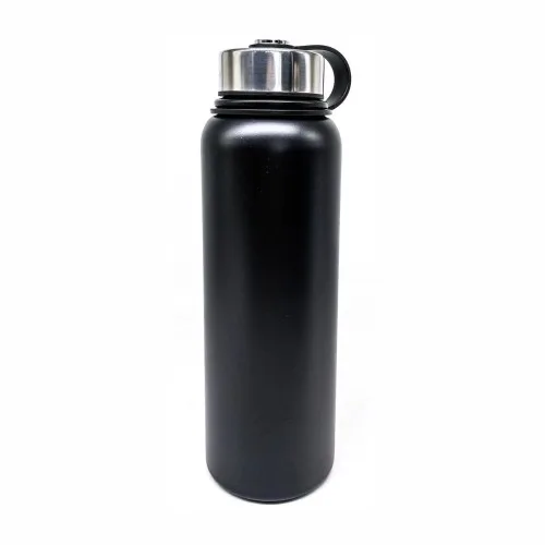 40oz double wall SS vacuum bottle view 2