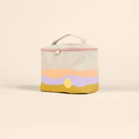 Soulmate - Natural Canvas — Red Zipper (PMS 207C)