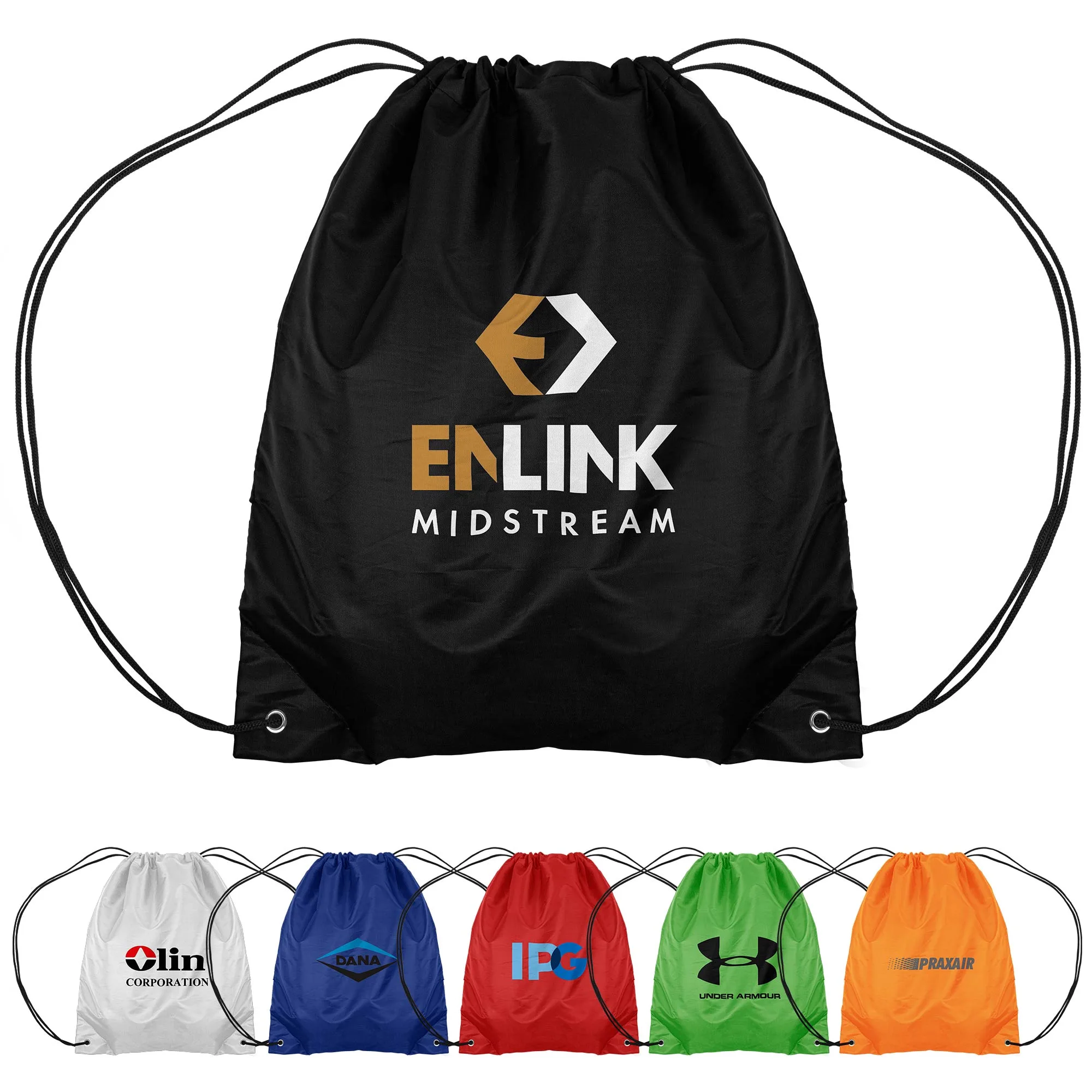 210D Polyester Drawstring Backpack