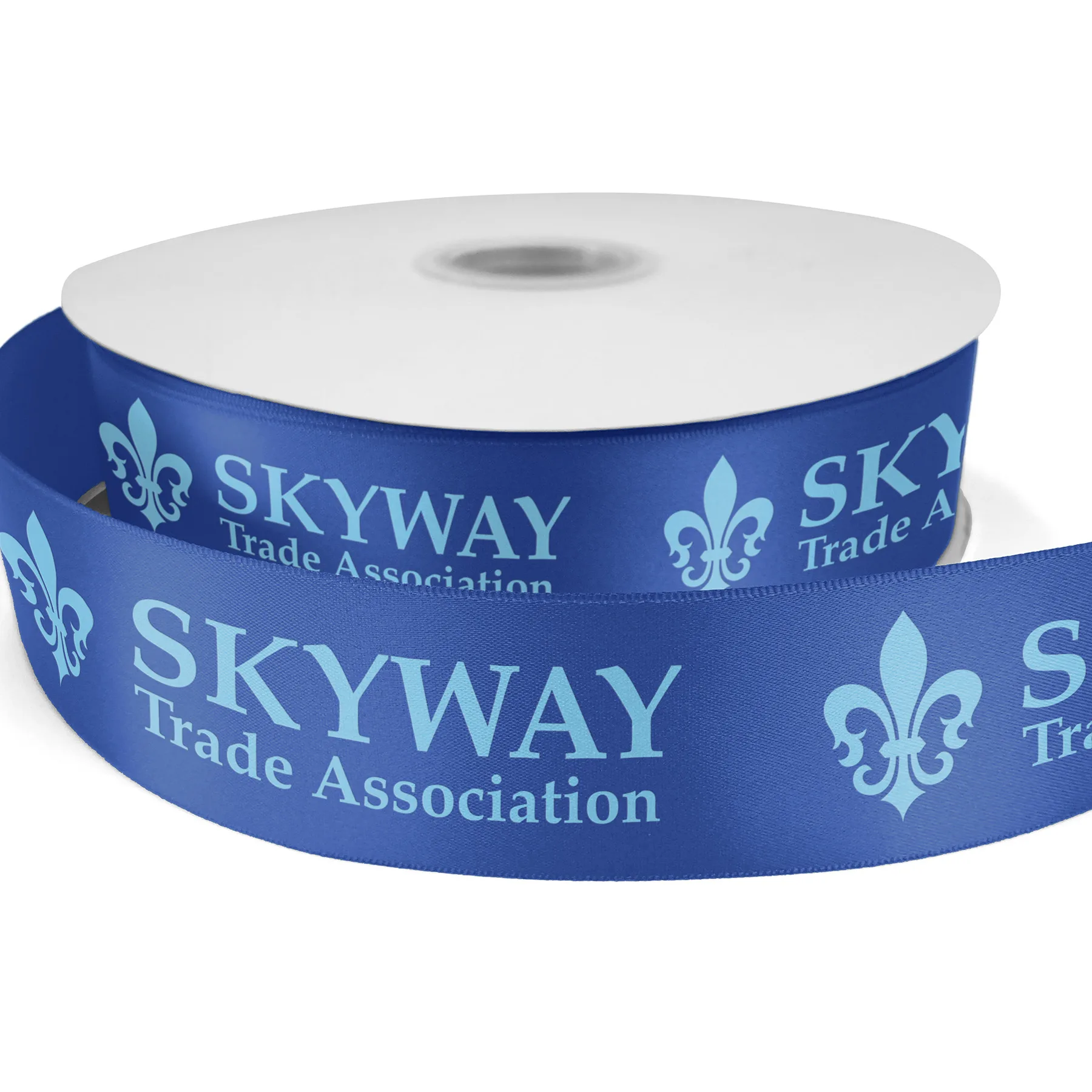 1 1/2" Bridal Satin Ribbon - 100yd Roll - Foil Print