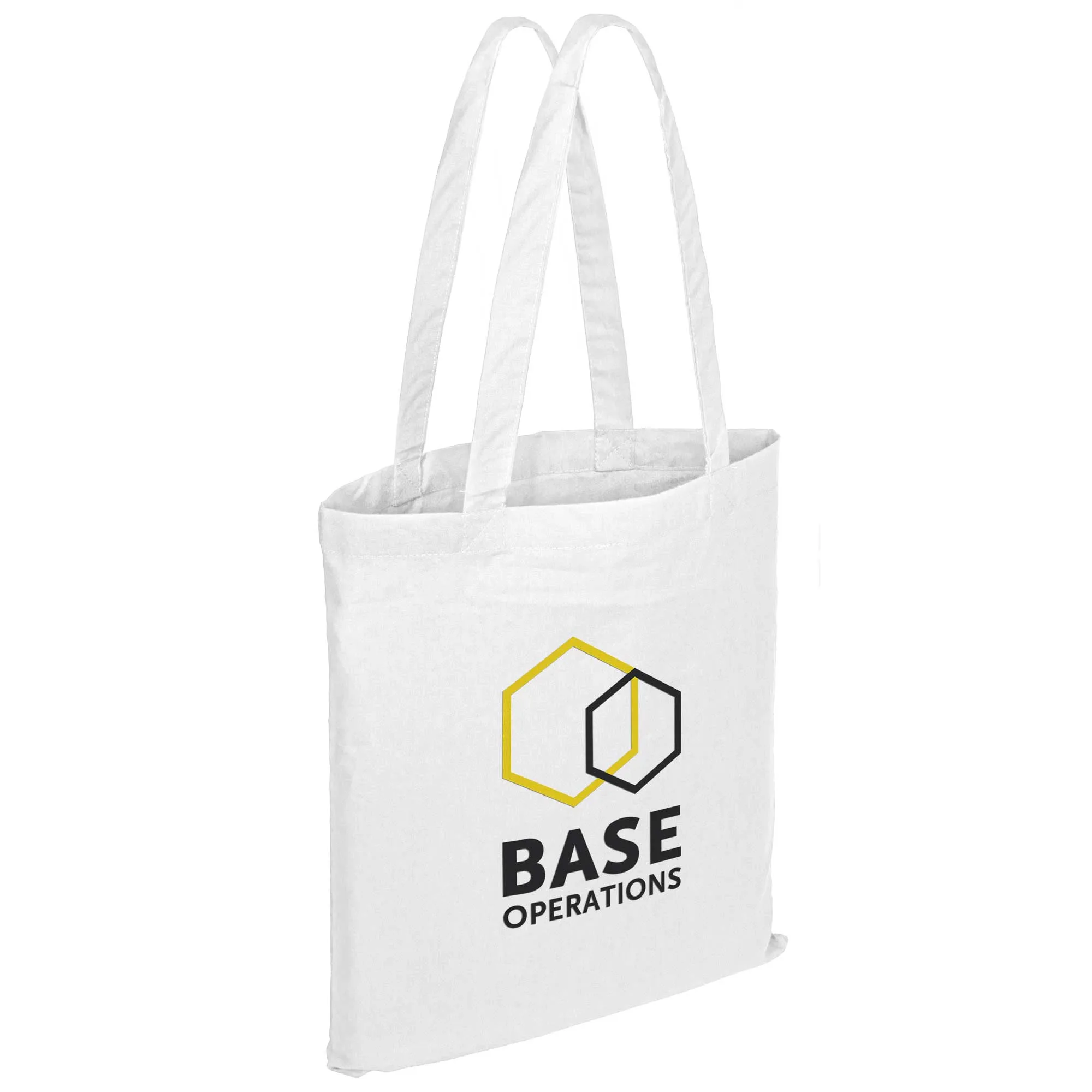 15"x16" Calico Cotton Tote Bag 140GSM view 7