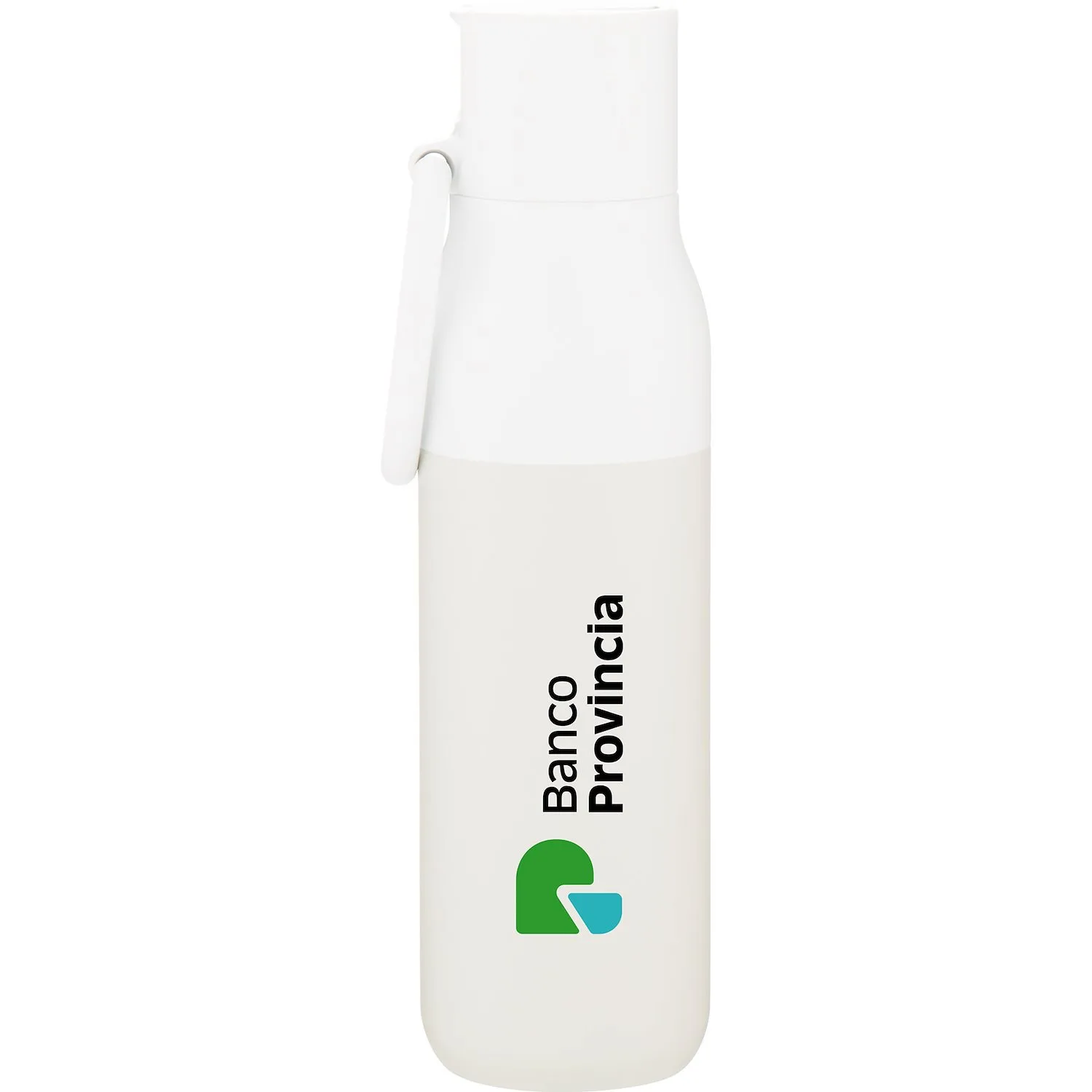 17 oz Larq Flip Top Water Bottle (Granite White)