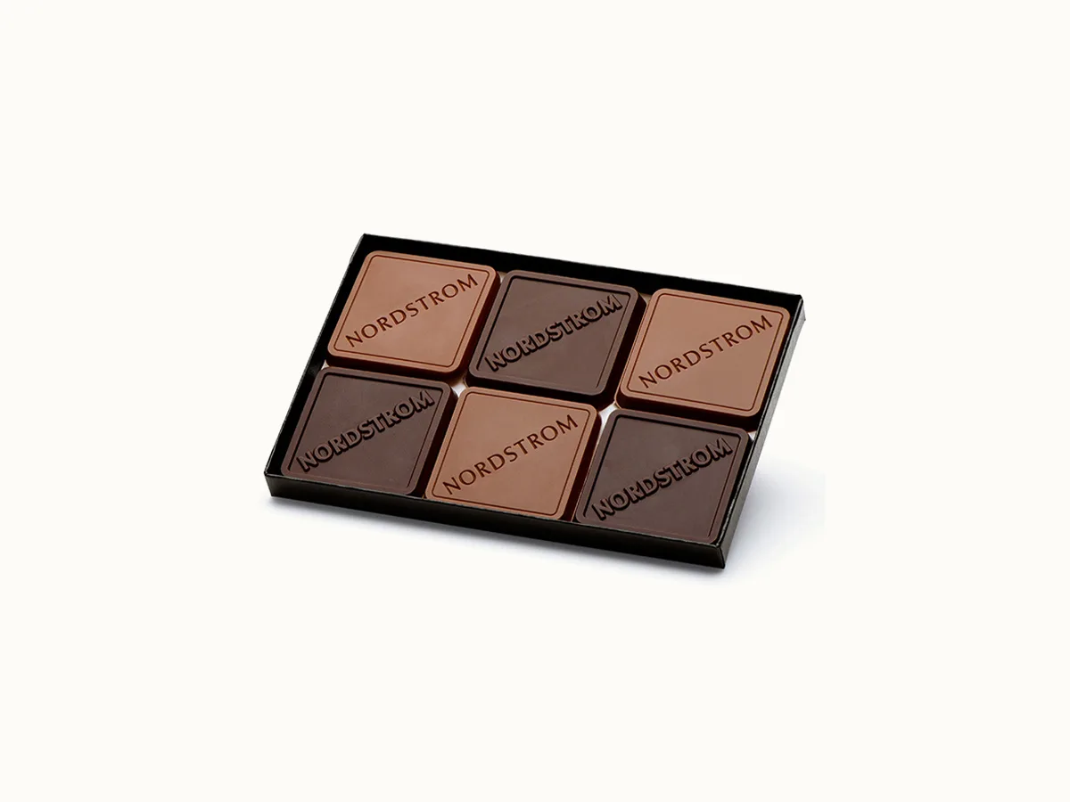 6-Piece Chocolate Ensemble Gift Set with Classic Custom Packaging view 3