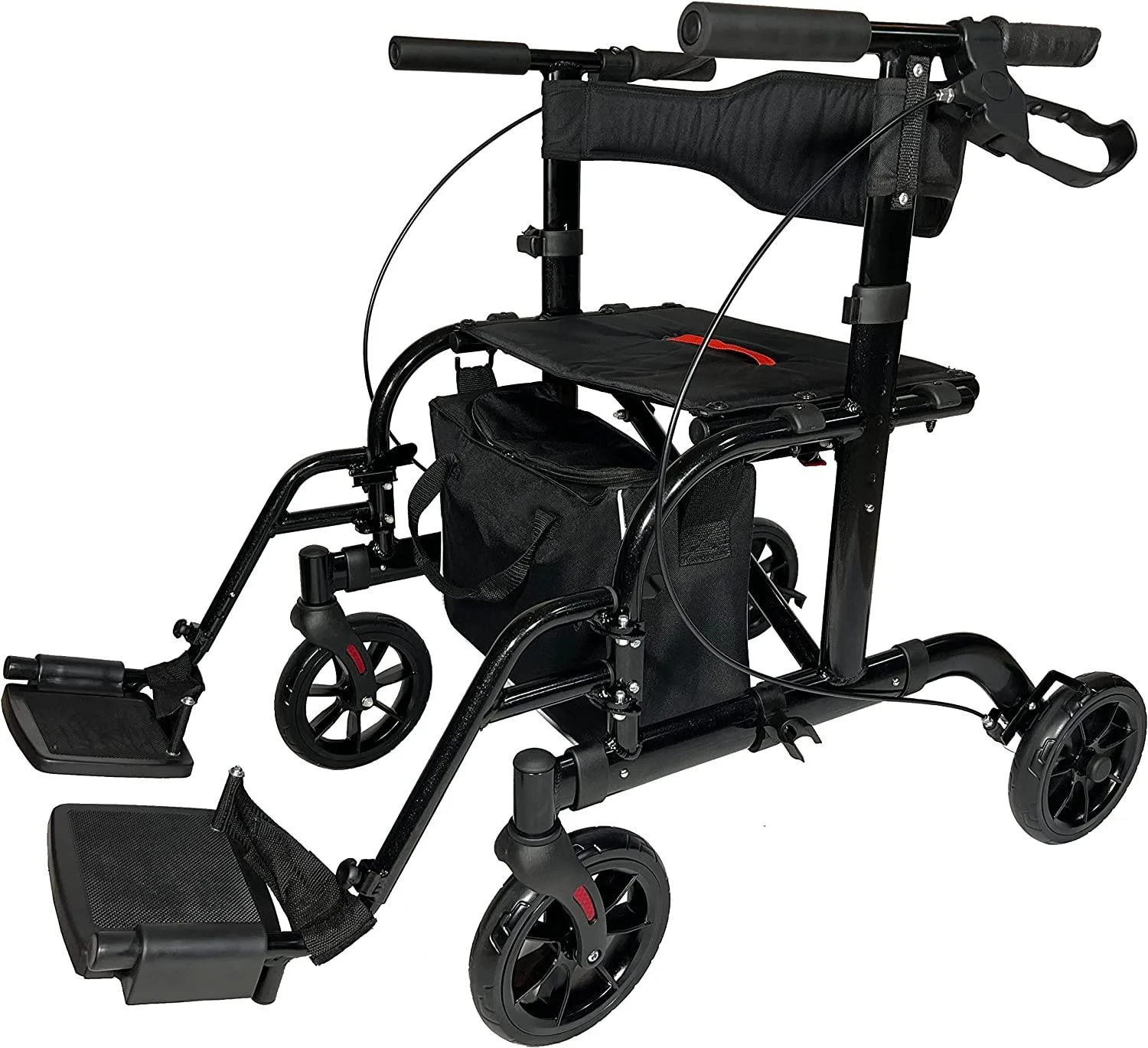 Pursonic 2-In-1 Rolling Rollator Walker