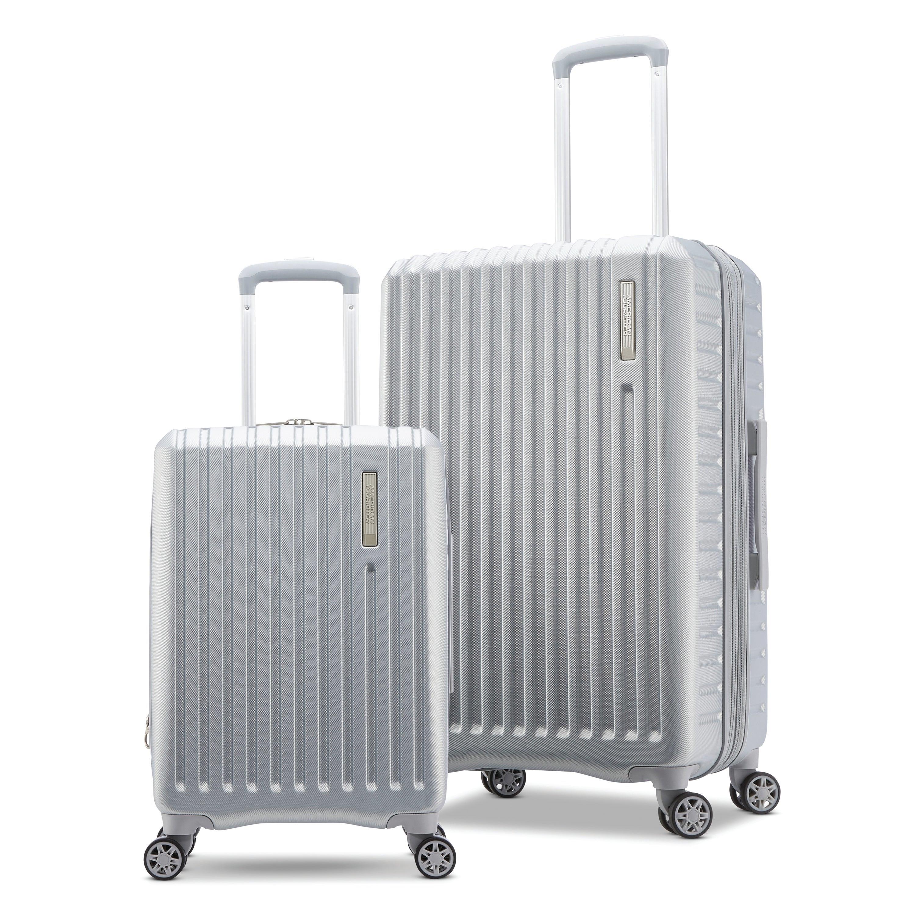 American Tourister Color Spin 2Pc Hardside Set Silver Luggage