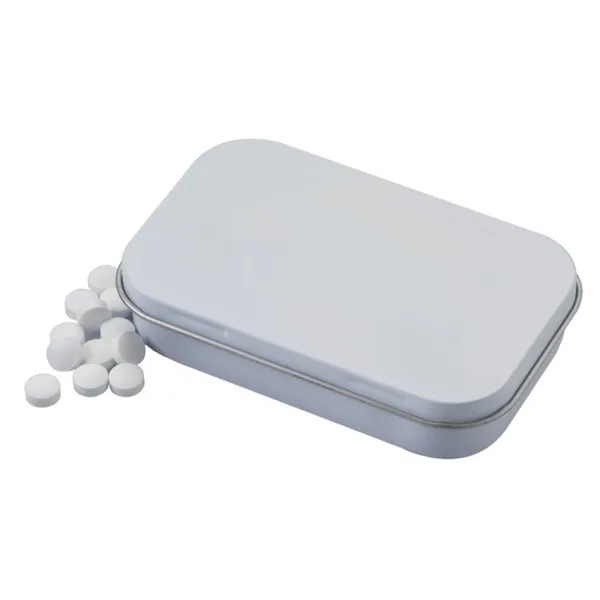 3 3/4" x 2 3/8" Large Rectangular Hinged Tin with Mints view 3