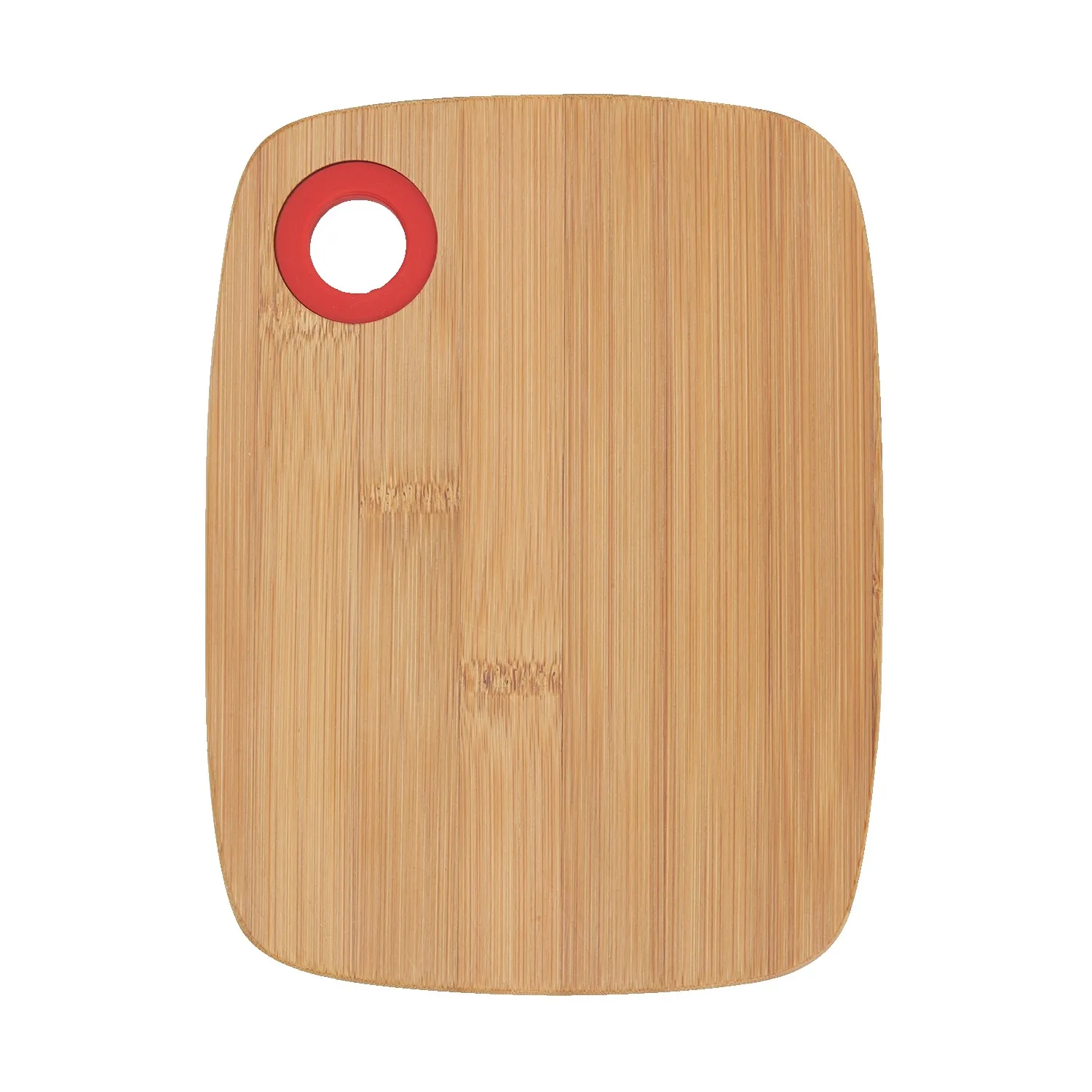 Small Bamboo Cutting Board w/Silicone Ring view 2