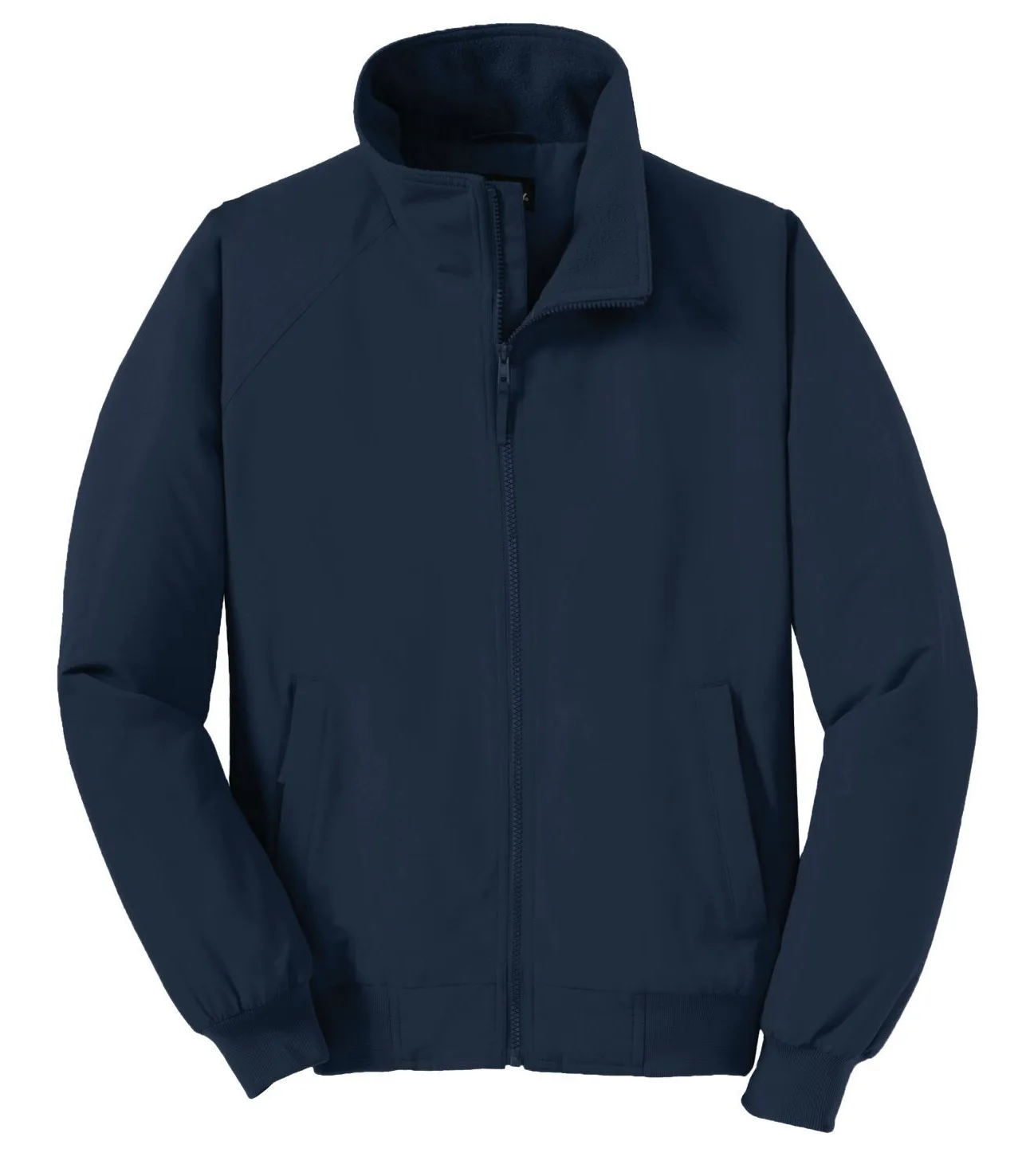 True Navy Blue Blank Flat View