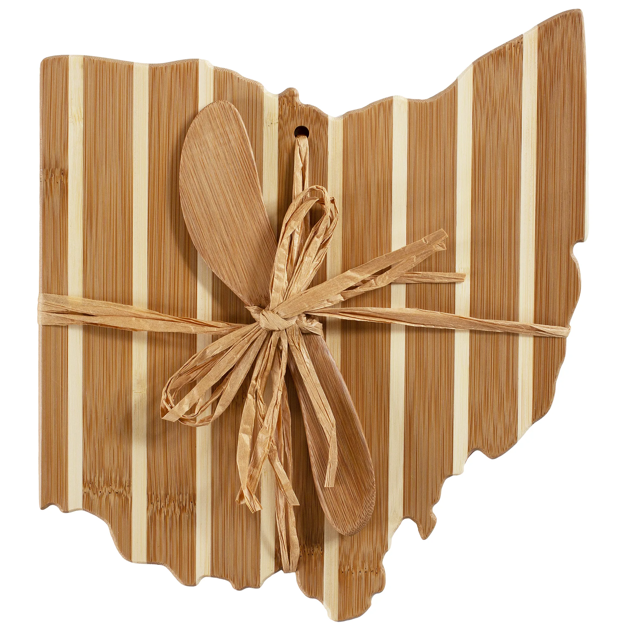 Ohio Charcuterie Board with Spreader Knife Gift Set view 4