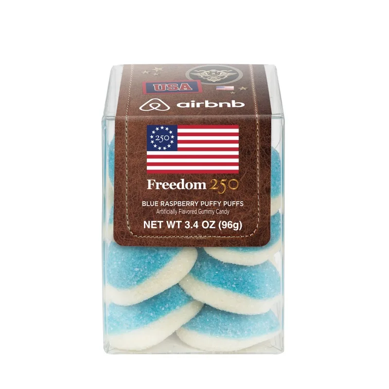 Freedom250- Short Acetate-Blue Raspberry Puffs view 3