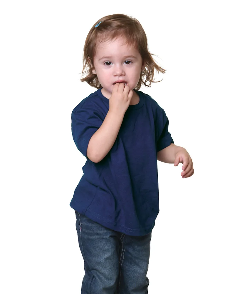 BAYSIDE Toddler USA Made Cotton T-Shirt view 2