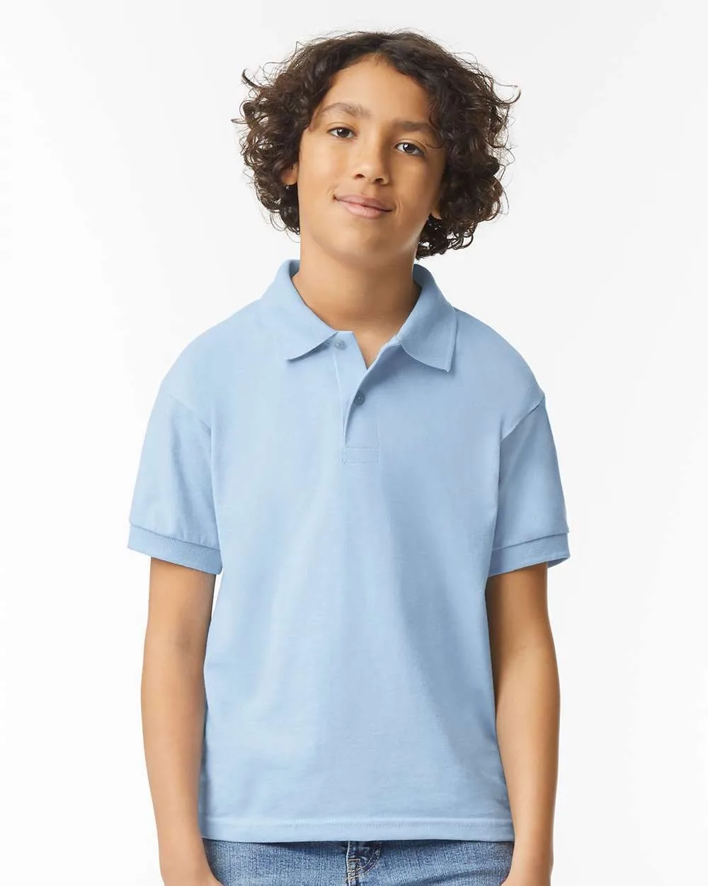 Gildan® DryBlend® Youth Jersey Polo view 2