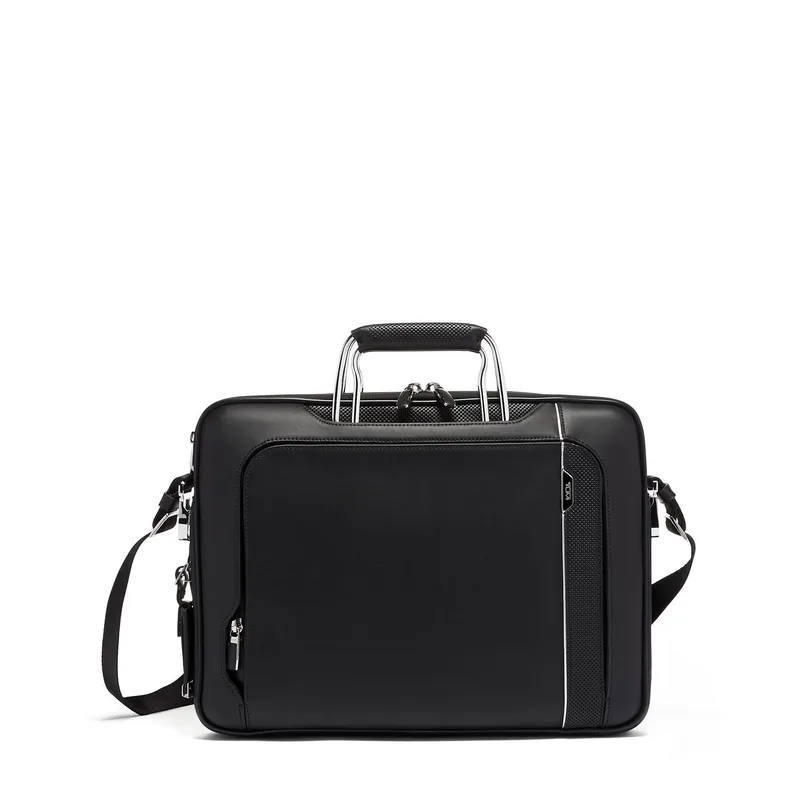 TUMI™ Arrive Hannover Slim Leather Briefcase