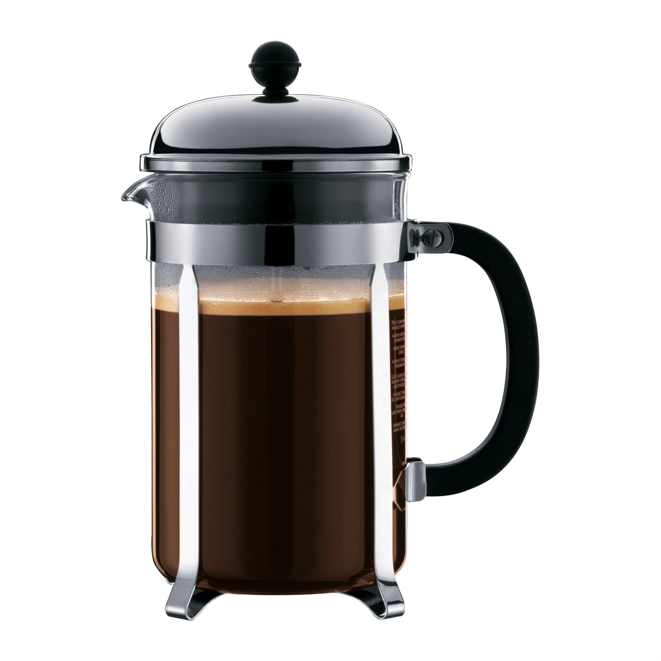 Bodum Chambord 12 Cup French Press Coffeemaker - Silver