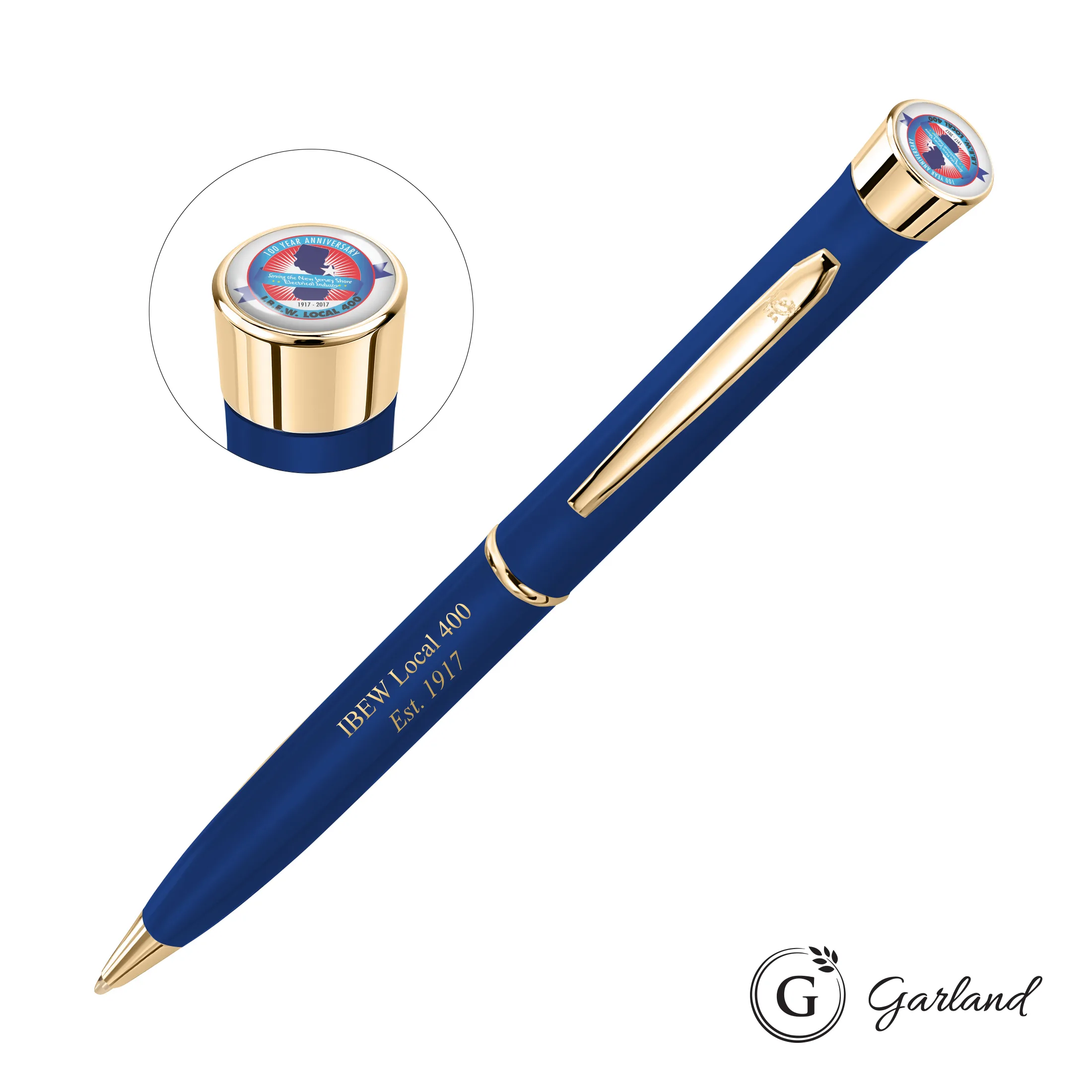 Matte Blue / Gold