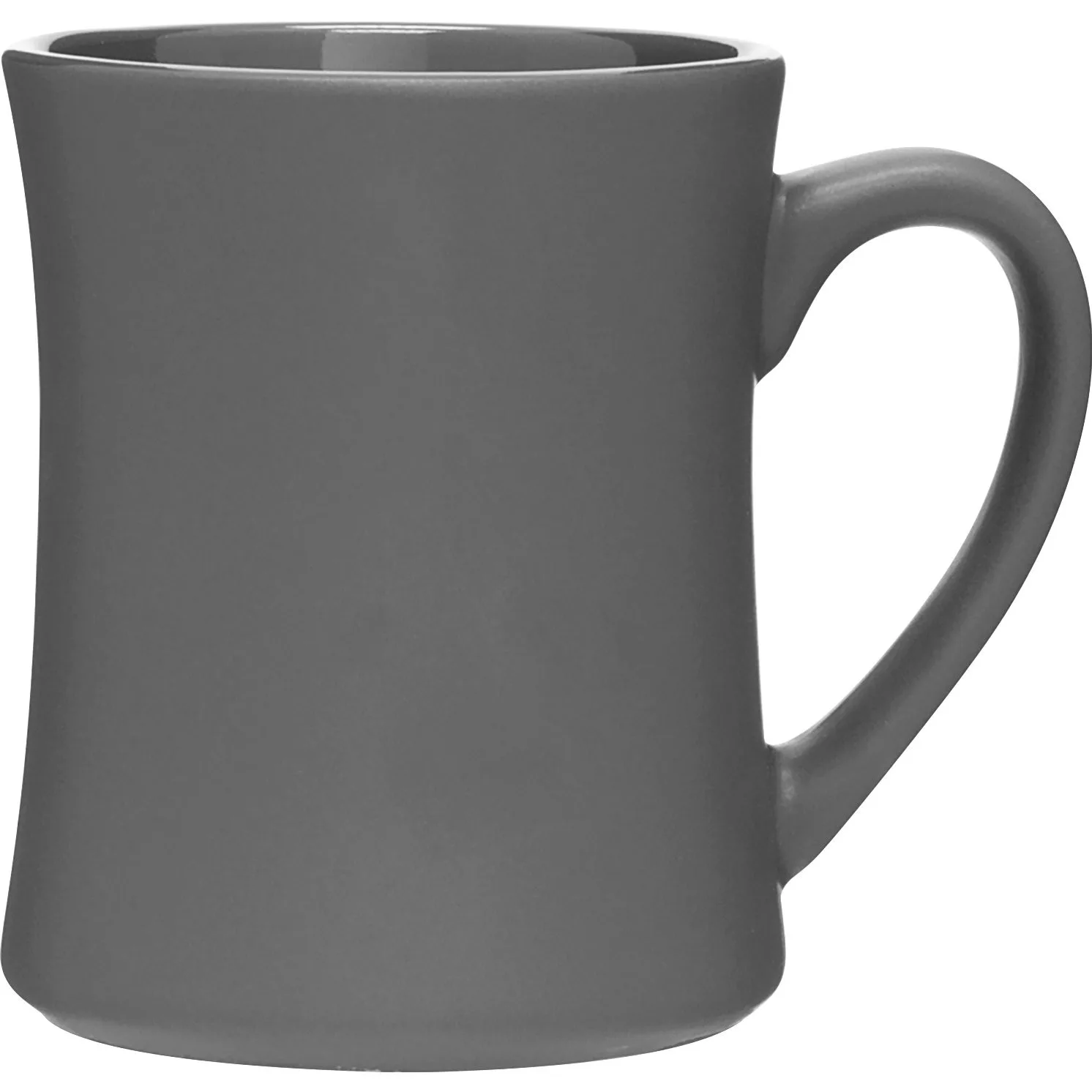 15 oz Bedford Ceramic Mug (Gray) view 2