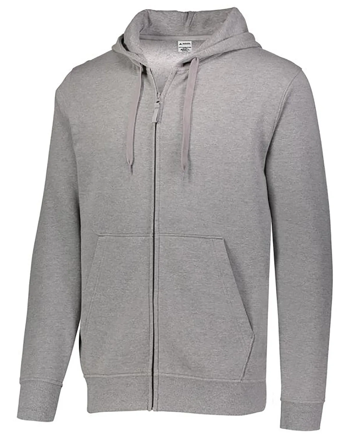 Augusta Adult Fleece Full-Zip Hooded Sweatshirt view 3