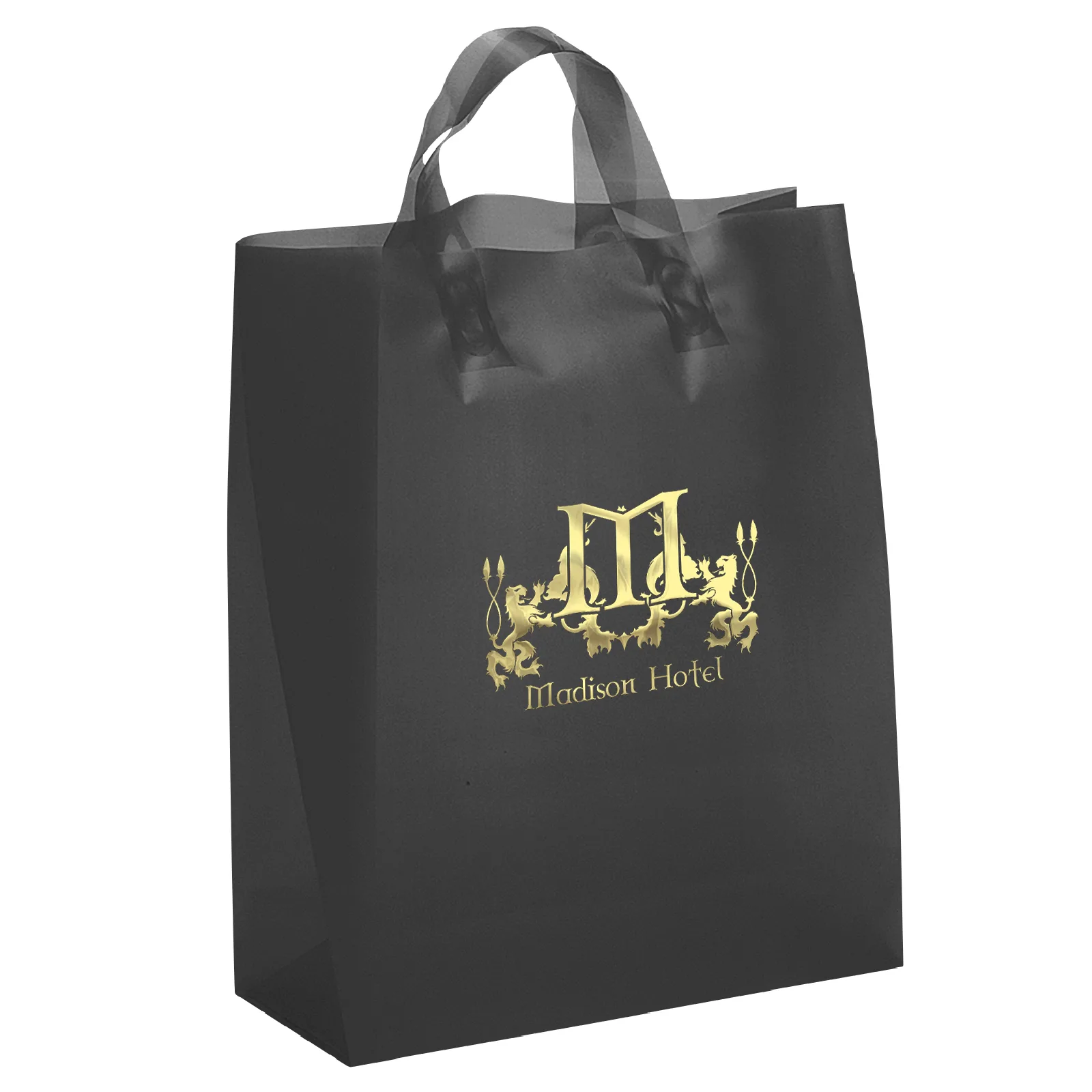Hercules - Frosted Brite Shopper - Foil Print (13" x 6" x 17")